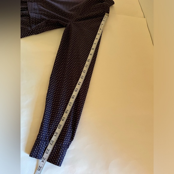 SOLD - On another Platform! Maeve Anthropologie Navy Polka Dot Tunic Shirt - Picture 6 of 11